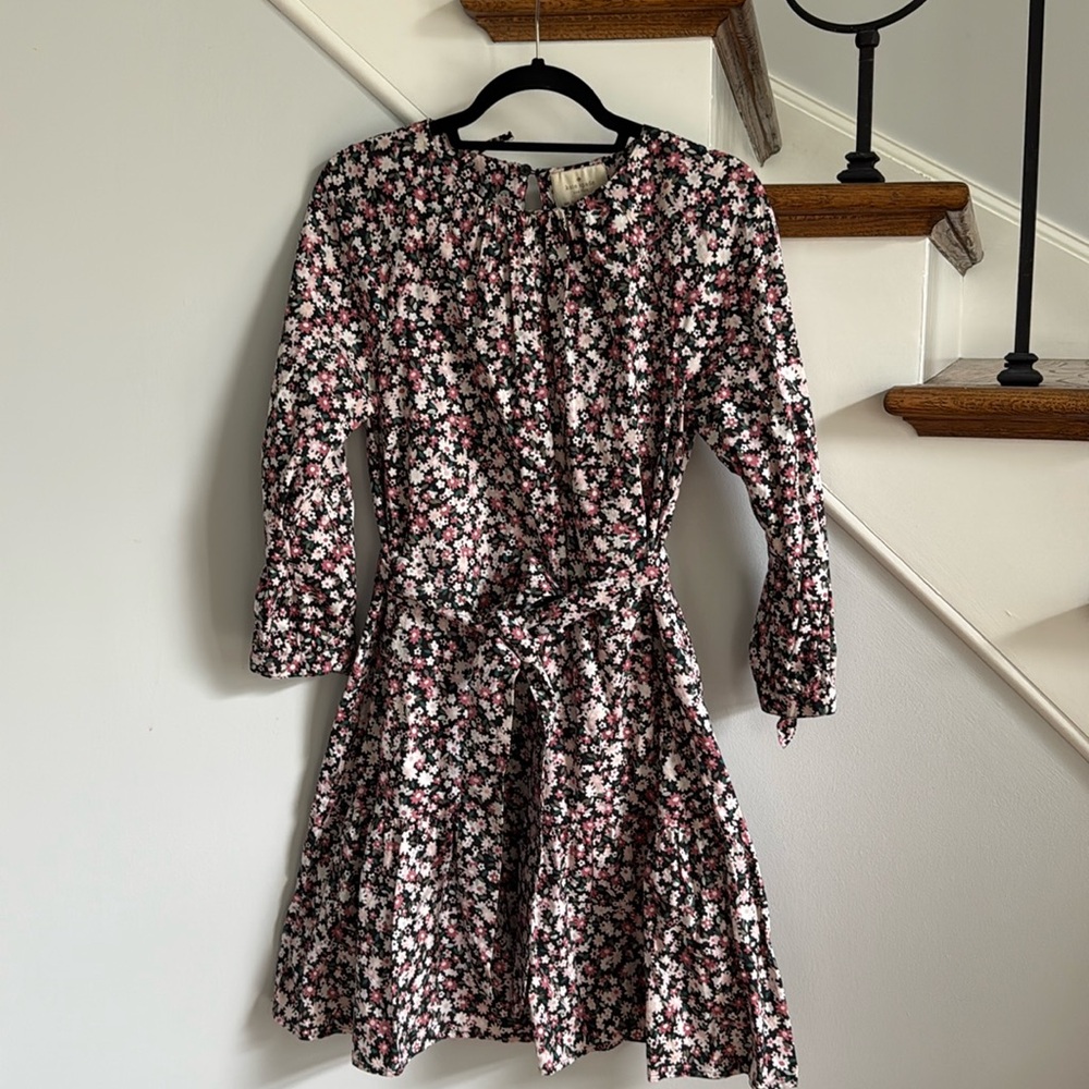 Kate Spade Floral Dress (Pink, Black, White)